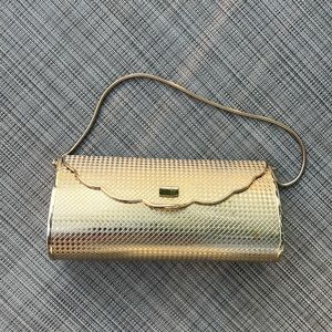 Vintage Gold Metal Clutch